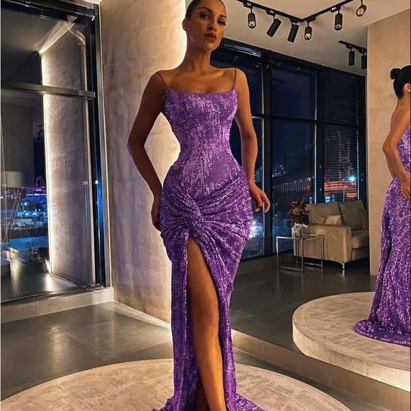 LIASTUBLLA designer sequins gown/co-ord set for wedding/prom/blacktie - Picture 1 of 14